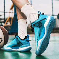2025 Men'S And Women'S Basketball Shoes Lightweight Breathable Shock-Absorbing Anti Slip Daily Training Sports Shoes 36-45