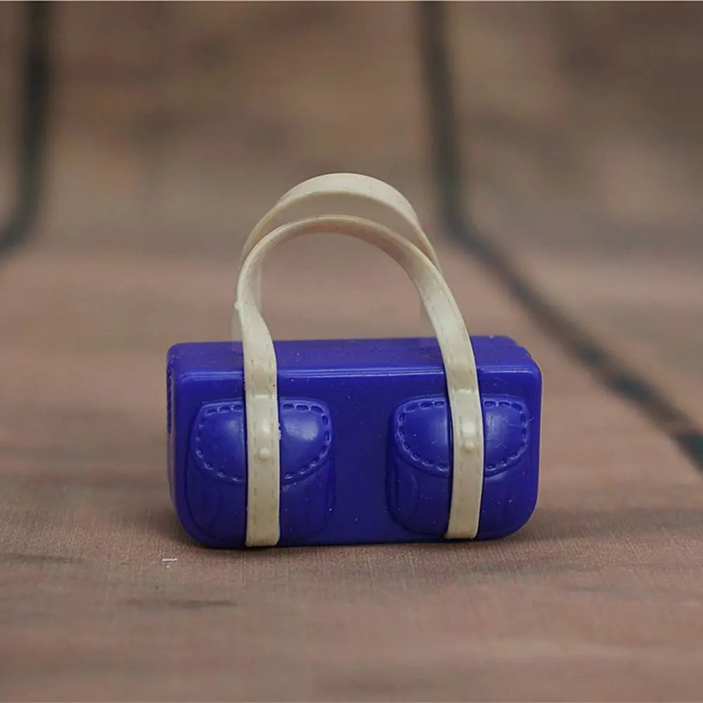 34 Styles Accessories Dollhouse Kids Toys Purse Dolls Handbag 1/6 Doll Accessories Lady Plastic Bag