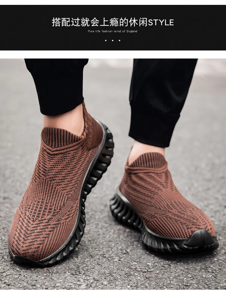 2025 Men Women Shoes Comfortable Sneakers for Men Women Fashion Light Casual Shoes Slip-on Plus Size Couple Shoes