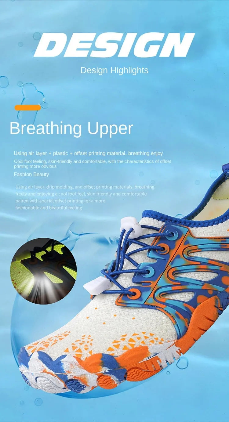 Women's Men's Barefoot Water Shoes Walking Shoes Quick Dry Stirrups Surf Waterpark Yoga Shoes Fishing Shoes Aqua shoes Beach Sho