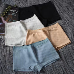 Women Boxers Underwear Cotton Ladies Safety Pants Female Seamless Underpants Solid Cozy Boyshorts sexy lingerie