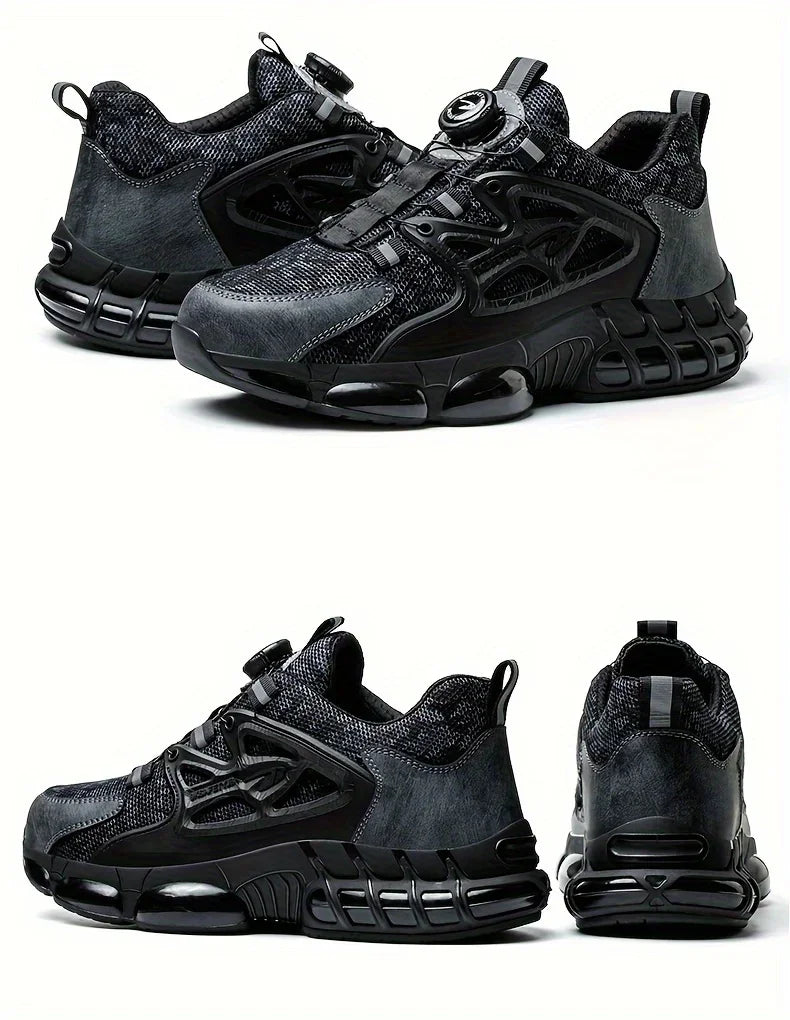 Steel Toe Shoes For Men And Women Comfortable And Safe Work Sports Shoes Industrial Anti Slip Puncture Resistant Safety Shoes
