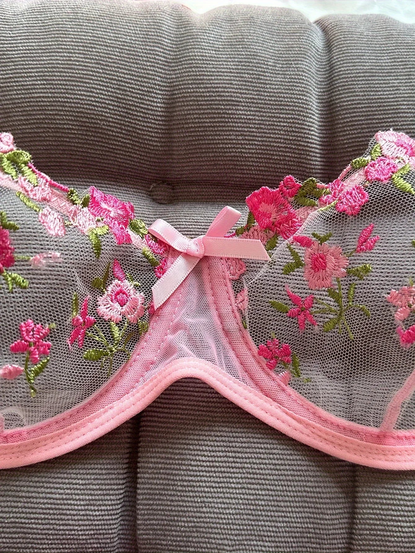 נשים הלבשה תחתונה לילה יפה סקסי נשים 2 חלקים פרחוני רקמה תחתונים ארוטיים הלבשה תחתונה סט conjuntos de mujer