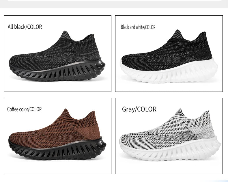 2025 Men Women Shoes Comfortable Sneakers for Men Women Fashion Light Casual Shoes Slip-on Plus Size Couple Shoes