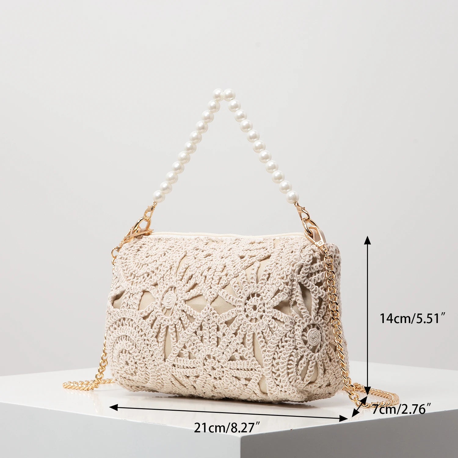 Boho Beach Bags for Women，Pearl Bag，Wicker Bag，Premiun Style Tote Bags for Ladies，Vacaition Outfits Women，Travel Must Haves