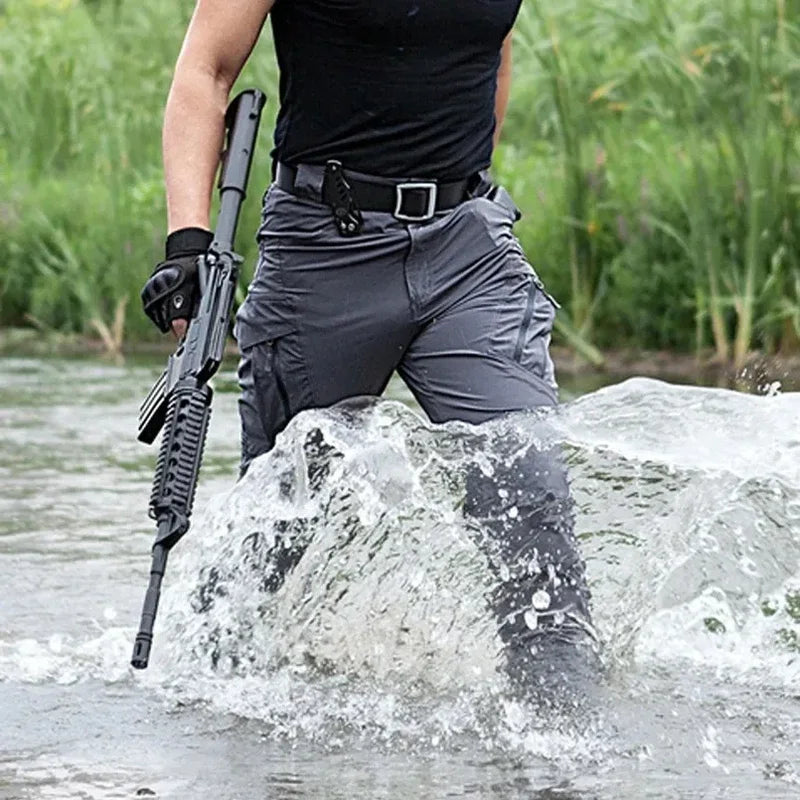 Men's Outdoor Military Casual IX9 IX7 Tactical Track Pants Breathable Waterproof Camping Fishing Hiking Training Cargo Trousers