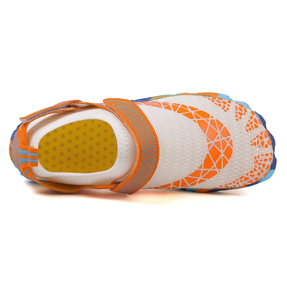 Water Shoes Women Men Quick Dry Five Finger Barefoot New Outdoor Upstream Wading Swimming Aqua Shoes Summer Beach Sneakers 2025