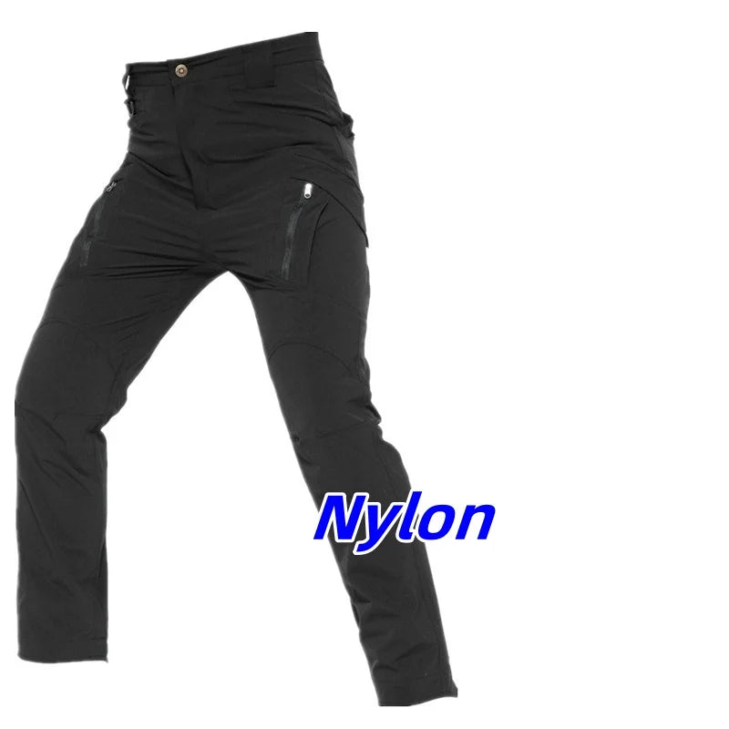 Men's Outdoor Military Casual IX9 IX7 Tactical Track Pants Breathable Waterproof Camping Fishing Hiking Training Cargo Trousers