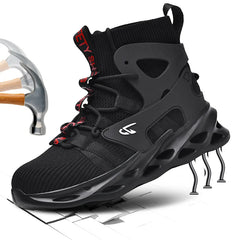 Fashionable, comfortable and casual sports shoes, work boots, anti-puncture and anti-crush safety shoes, men's protective shoes