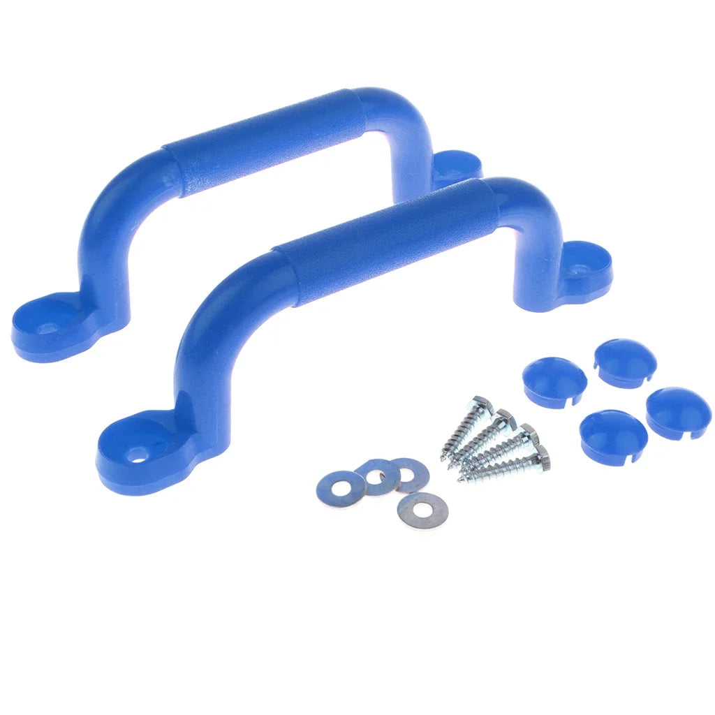 1 Pair Kids Outdoor Toys Children Playground Safety Nonslip Handle Mounting Hardware Kits Climbing Frame Swing Toy Accessories