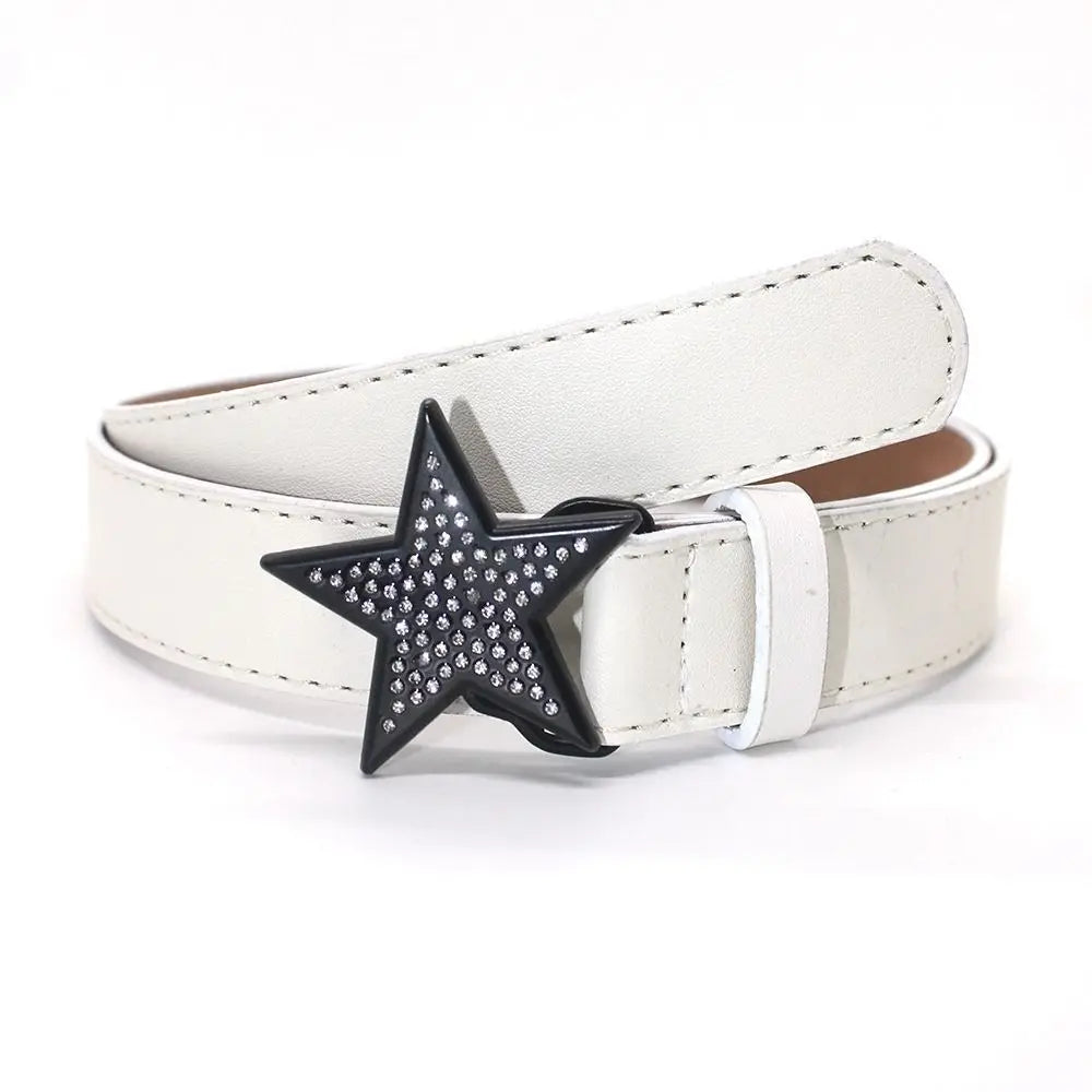 Accessories Width Waist Belt Retro Y2k Waist Strap Corset Belt Adjustable Waistband Women Waist Belt Star Buckle Belt