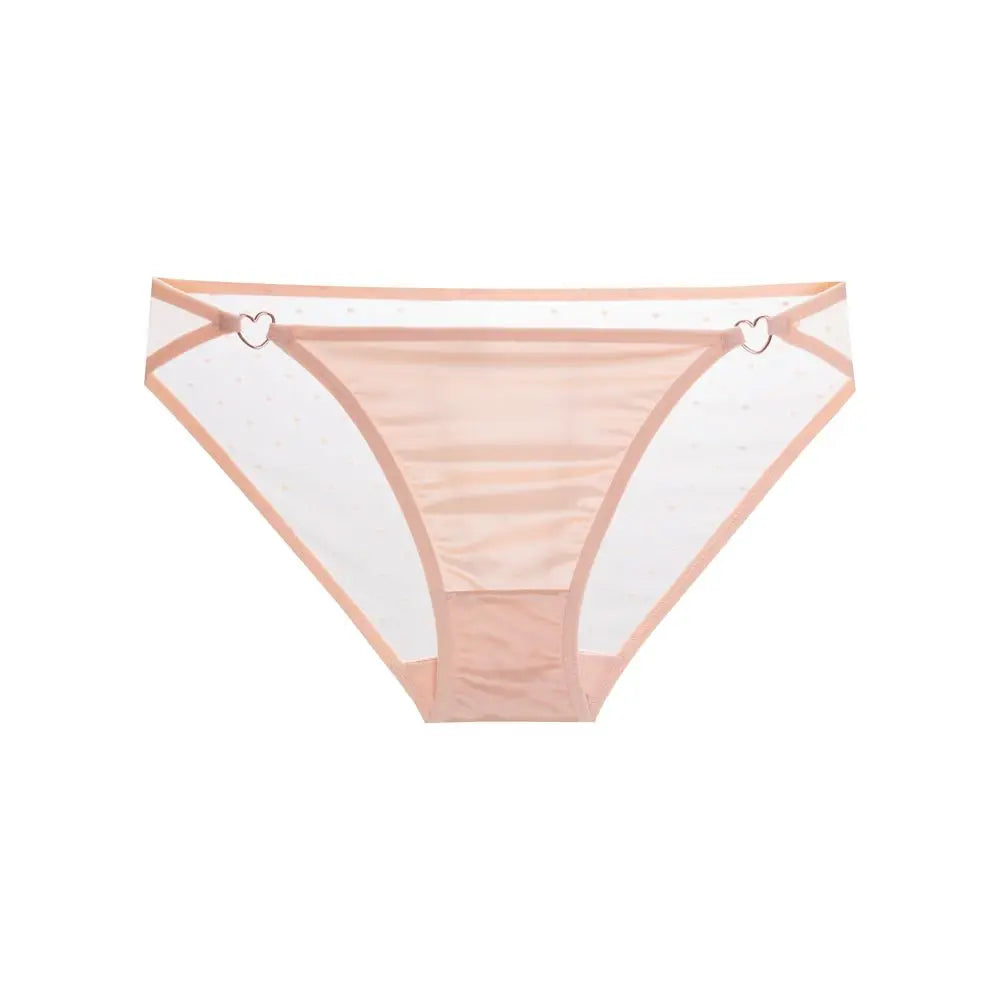 Comfortable Mid waist Girls Soild Color Intimates Dot Print Underwear Women Briefs Ladies Lace Panties Seamless Underwear