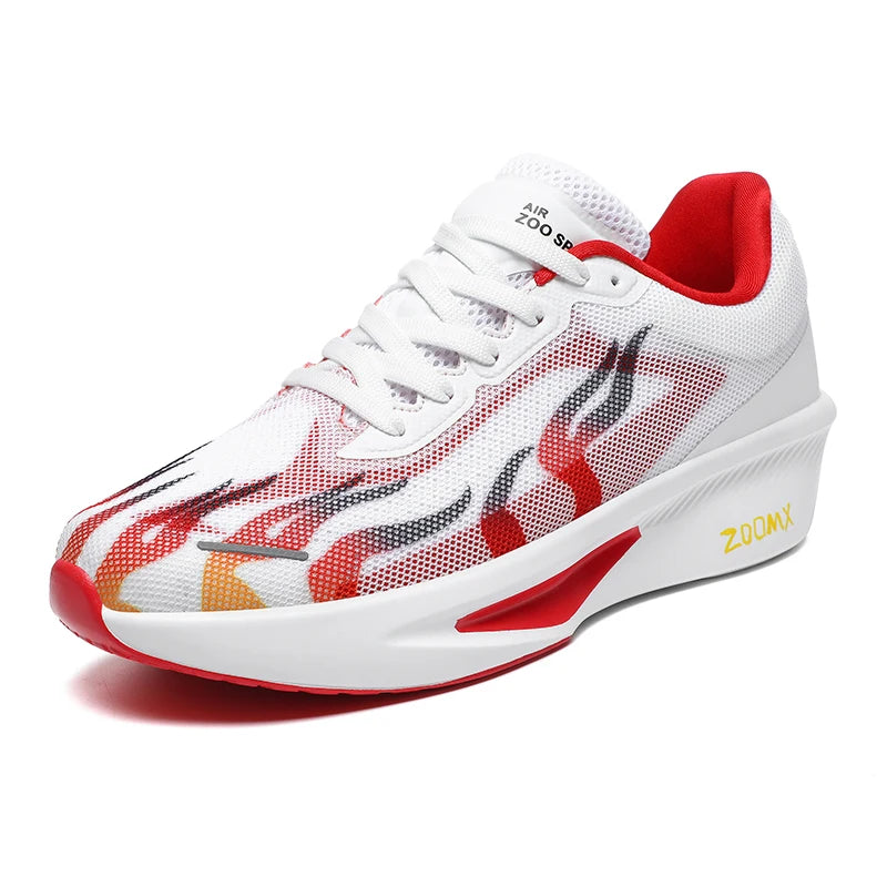 Men's sports shoes fashion versatile new four season breathable casual thick sole anti slip wear-resistant leisure sports shoes