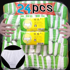 Light Thin Panties for Women Breathable Underpants Women Hygienic Briefs Disposable Female Underwear Travel Sports Soft Lingerie