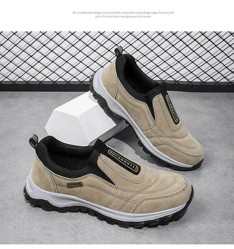 Men's Walking Shoes High-Quality Lightweight Non-Slip Outdoor Sports Shoes Comfortable Fashionable Hiking Shoes Loafers For Men