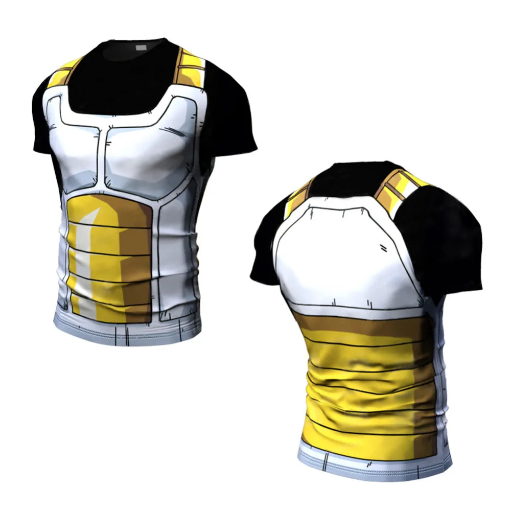 New Cosplay Printed Clothing Fitness Running T shirt Men O-Neck Cartoon Bodybuilding Sport Shirts Tops Gym Men T shirt