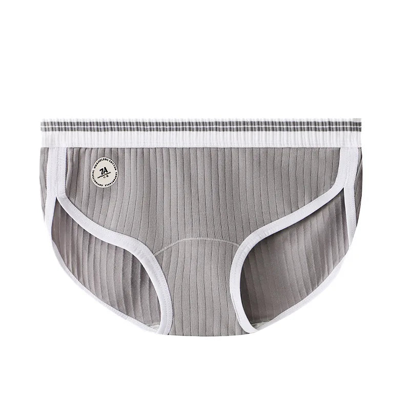 Women's Cotton Briefs Mid-rise Soft Women Panties Sexy Female Underpants Lingerie Breathable Comfortable Girls Underwear M-2XL