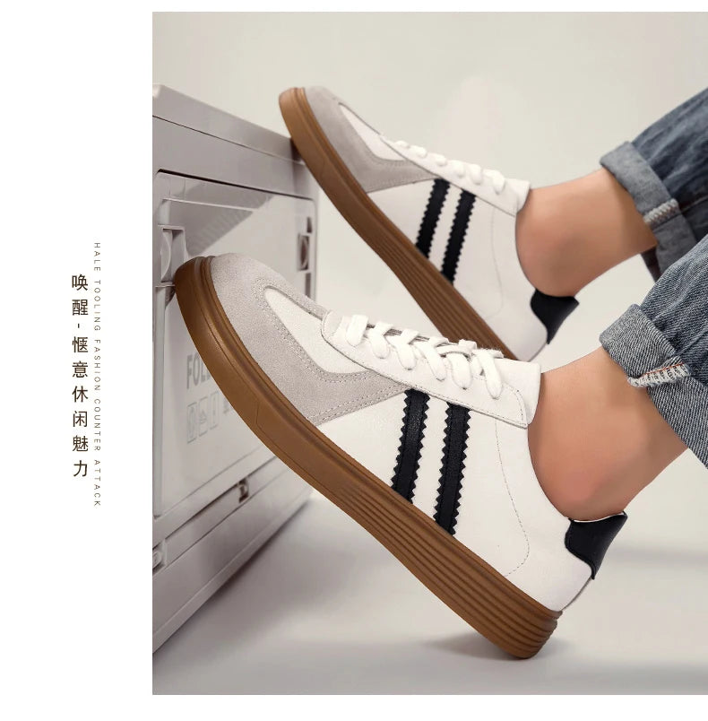 Shoes Men 2025 Trend Casual Sneakers Comfortable Lace Up Flats Tennis Shoe Breathable Walking Jogging Shoe