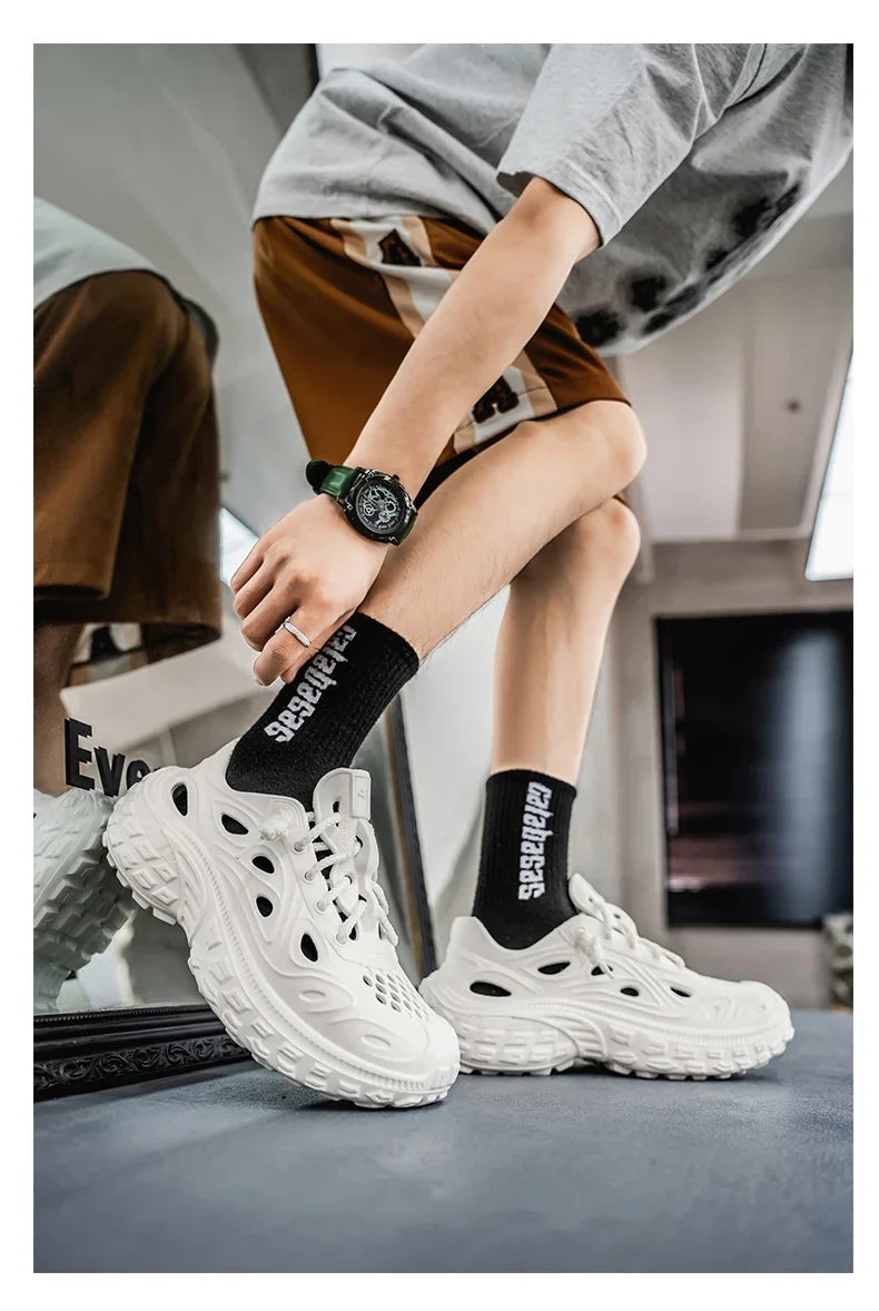 2025 Mens shoes Couple Sandals For Men New Fashion 2025 Summer Outdoor Hole Shoes for Women Sandals Sandalias Hombre Sandalias