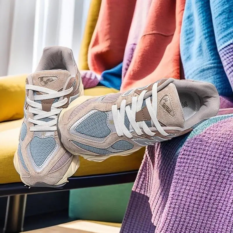Women's shoes 2024 summer 1906R sports shoes men's shoes retro casual dad shoes brown gray blue