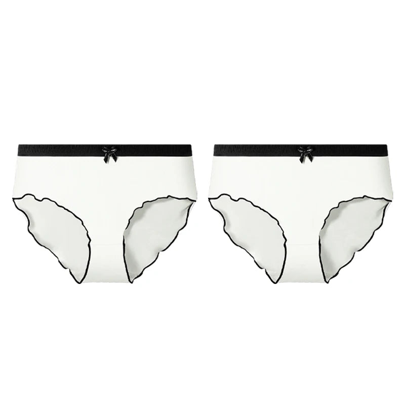 5pcs Women's underwear cotton breathable comfortable briefs summer thin waist briefs girls underwear