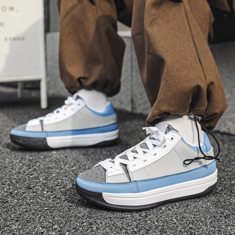 Men's shoes - Spring/Autumn light and fresh street sports casual shoes that are versatile and retro trendy.