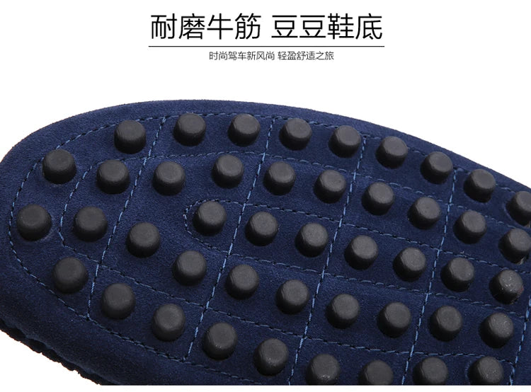 38-50 Shoes Men Casual Shoes Fashion Men Shoes Genuine Leather Men Loafers Moccasins Slip on Men Flats Male Driving Shoes