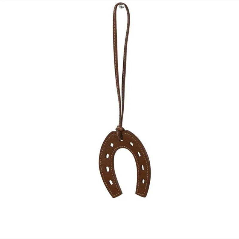 Fashion Designer  PU Faux Leather Shoe Boot Horseshoe Keychain Pendant For Women Ladies  Bag Charm Accessories Ornament Gifts