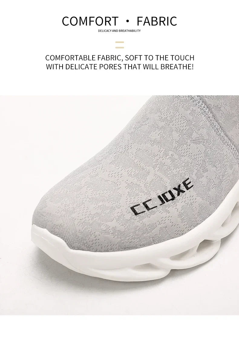 Socks Shoes for Men Black Sneakers Light Breathable Women Runing Shoes Outdoor Platform High Top Men Shoes New Unisex Sport Shoe