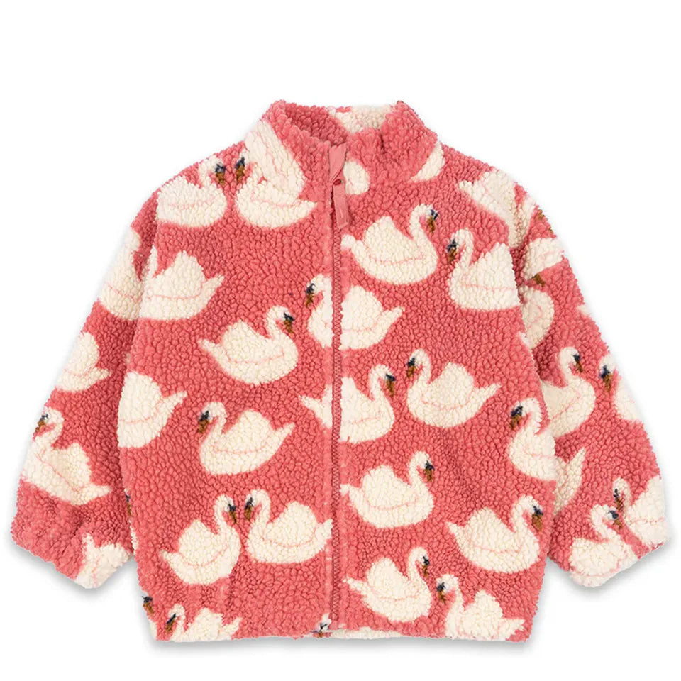 Kids 25 Autumn Winter New Children's Clothing Ks Kitten Bow Swan Beetle Lamb Fur Coat Kids Jackets for Girls