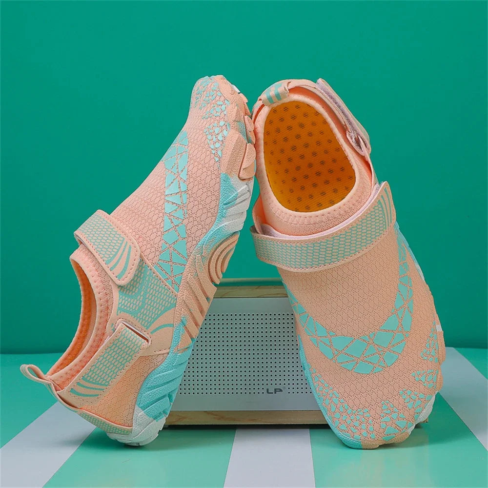 Water Shoes Women Men Quick Dry Five Finger Barefoot New Outdoor Upstream Wading Swimming Aqua Shoes Summer Beach Sneakers 2025