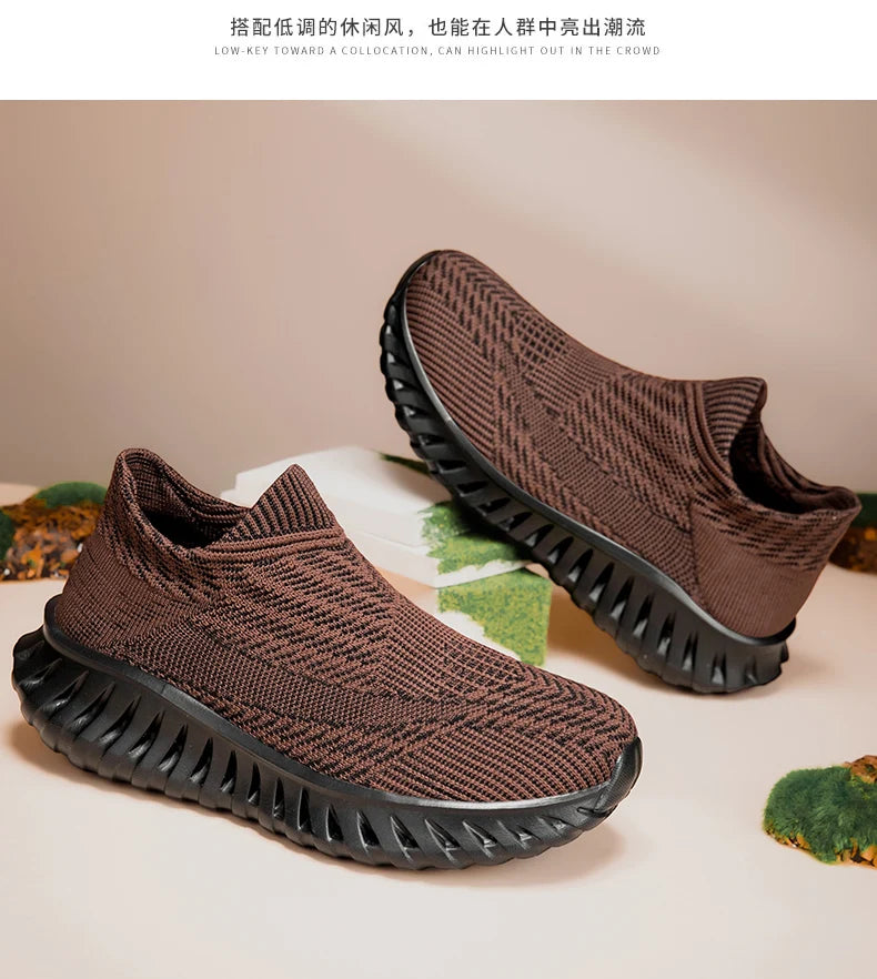 2025 Men Women Shoes Comfortable Sneakers for Men Women Fashion Light Casual Shoes Slip-on Plus Size Couple Shoes