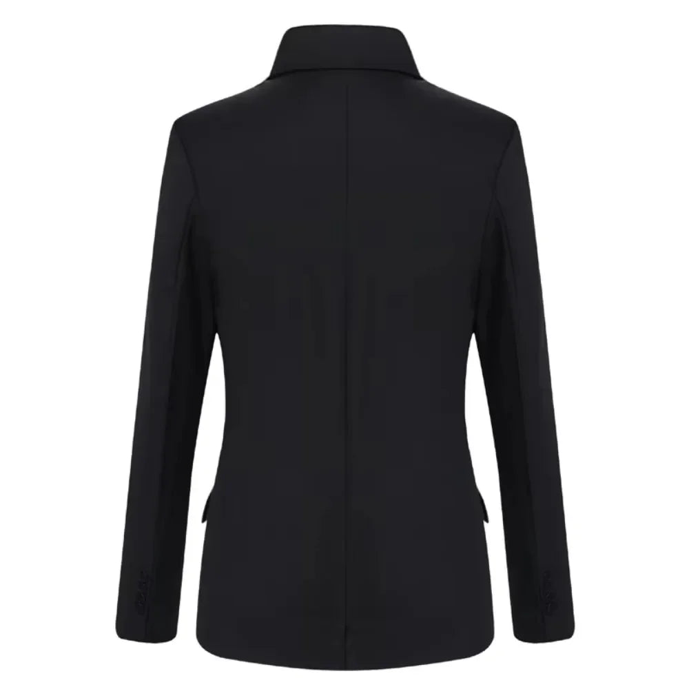 Men Blazer Single Button Cardigan Full Sleeve Slim Fit Turn Down Collar Top Blazer Solid Smart Casual Outwear Spring 2025