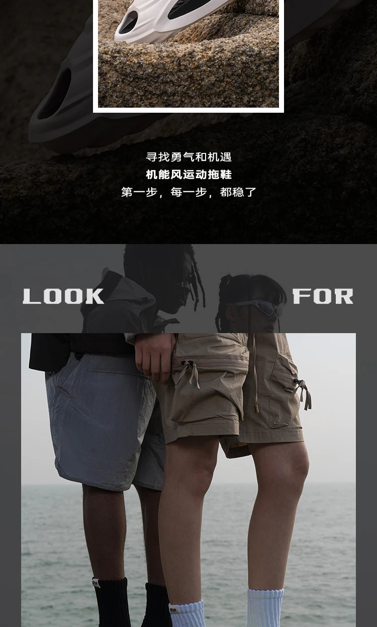 Men's Women's Slippers Outdoor Leisure Sports Couple Beach Shoes Summer Anti Slip Thick Sole Designer Sandals for Men Zapatillas