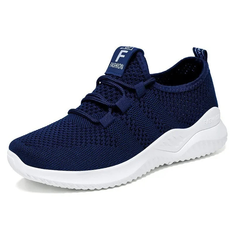 Shoes for Women 2024 New Casual Fashion Running Shoes Flying Woven Breathable Lady Casual Shoes Soft Sole Trend Fashion Sneakers