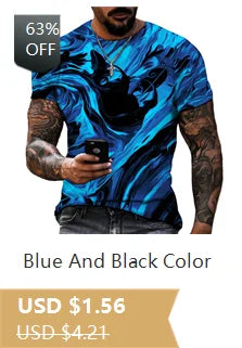 Camiseta deportiva para hombre,camisetas para correr,ropa informal a la moda,estampado 3D,camisetas gráficas simples