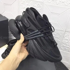 2025 Trendy Men Sports Shoes Platform Sneakers Lace Up Gradient Colors Running Casual Walking Shoes Women Flats Loafers