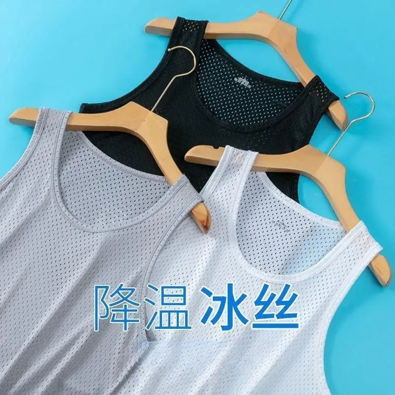 Men Running Vest Summer Gym Fitness Male Sleeveless Shirt Workout Training Singlets Tanktop Clothing Sport Tank Top Men