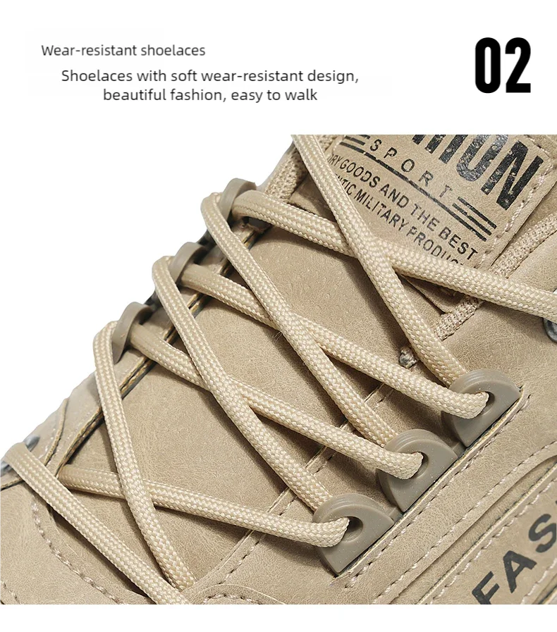 Men's shoes four seasons outdoor work shoes soft sole comfort labor shoes breathable anti-slip work boots caausl youth tide shoe
