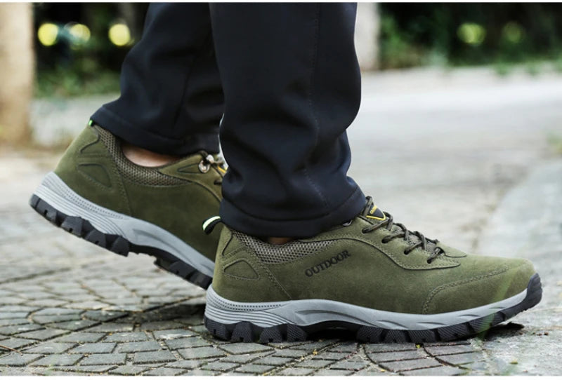 Hiking Shoes For Men In Autumn And Winter Men's Non-Slip Thick Sole Men's Travel Sports And Casual Shoes For Outdoor Comfortable