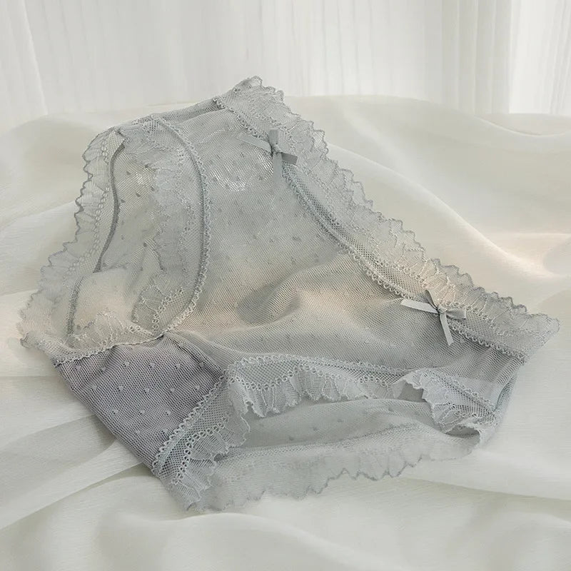 Damenunterwäsche, sexy Spitzenhöschen, bequeme Slips mit Cut-Outs, niedrige Taille, nahtlose Unterwäsche, Damen-Calzones Para Mujer