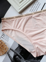 New Women's Underwear Low Waist Girls' Sexy Panties Ultra-thin Ice Silk Briefs Breathable Cotton Crotch Sports Triangle Lingerie