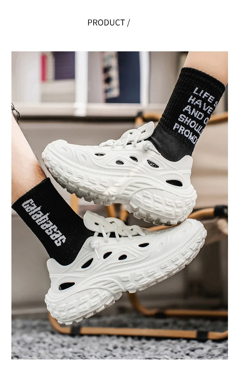 2025 Mens shoes Couple Sandals For Men New Fashion 2025 Summer Outdoor Hole Shoes for Women Sandals Sandalias Hombre Sandalias