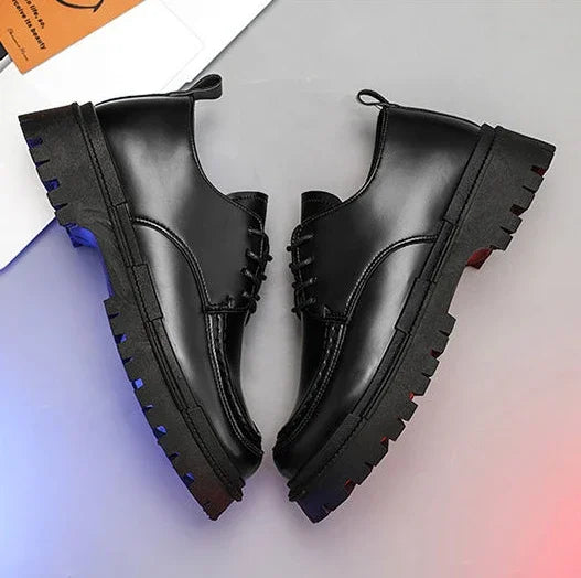 Men's Leather Shoes Dress Formal Business Male Casual Shoe High Quality Fashion Footwear Offer Classic Original Size 45 Adults
