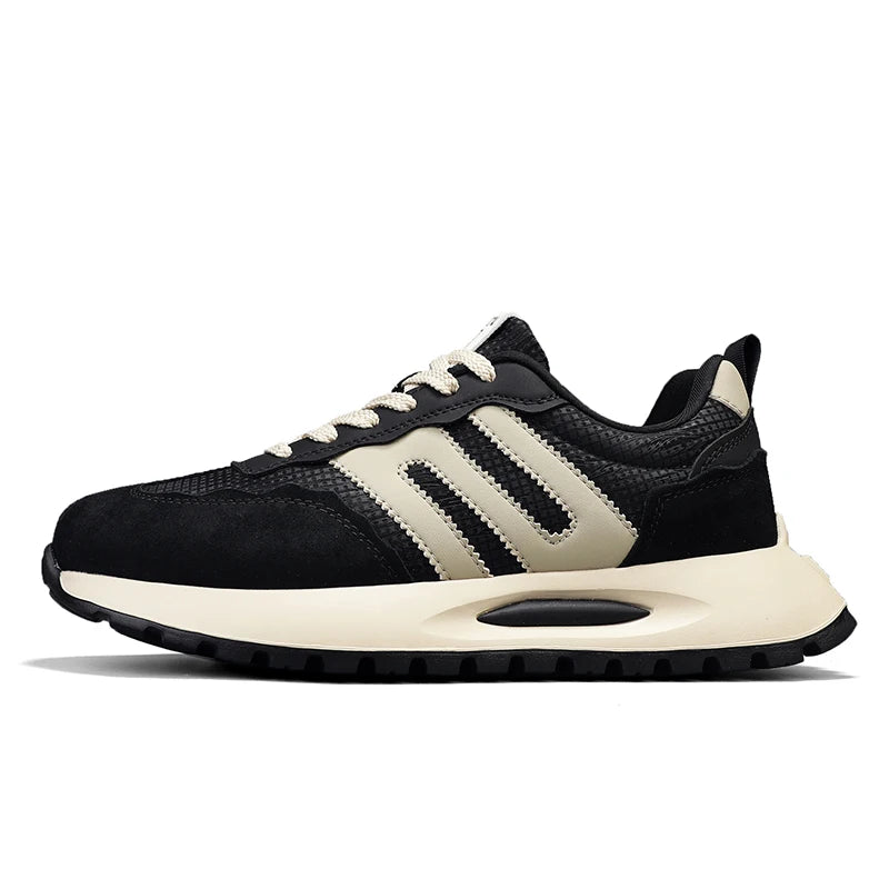 Men's shoes with a high-end feel, 2025 new trendy brand, spring and autumn season, teenage student sports running shoes, stylish