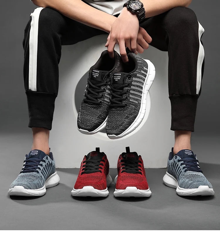 Men Shoes Breathable Casual Sneakers Running Shoes Lightweight Summer Outdoor Sport Sneakers Women Male Zapatillas De Deporte