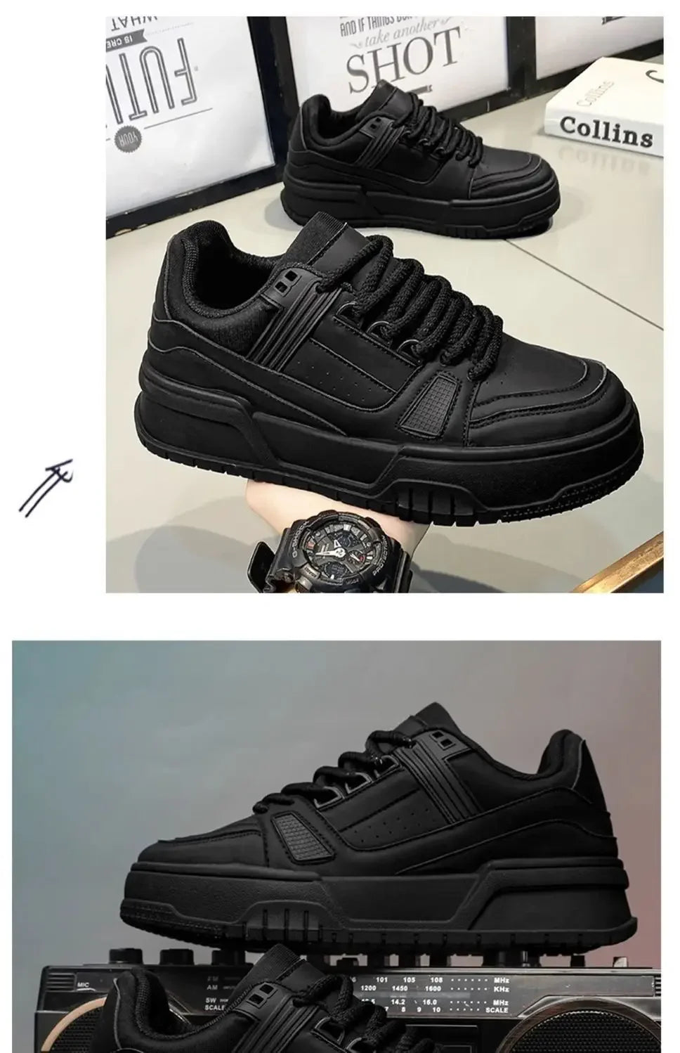 Men's Sneakers Jogging Shoes New Fashion Platform Shoes Men Outdoor Designer Trainers Beathable Running Sneakers Mens Tenis Shoe