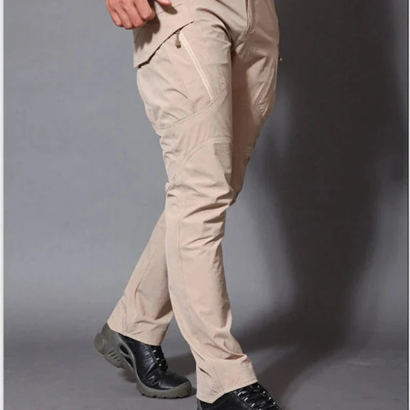 Men's Outdoor Military Casual IX9 IX7 Tactical Track Pants Breathable Waterproof Camping Fishing Hiking Training Cargo Trousers