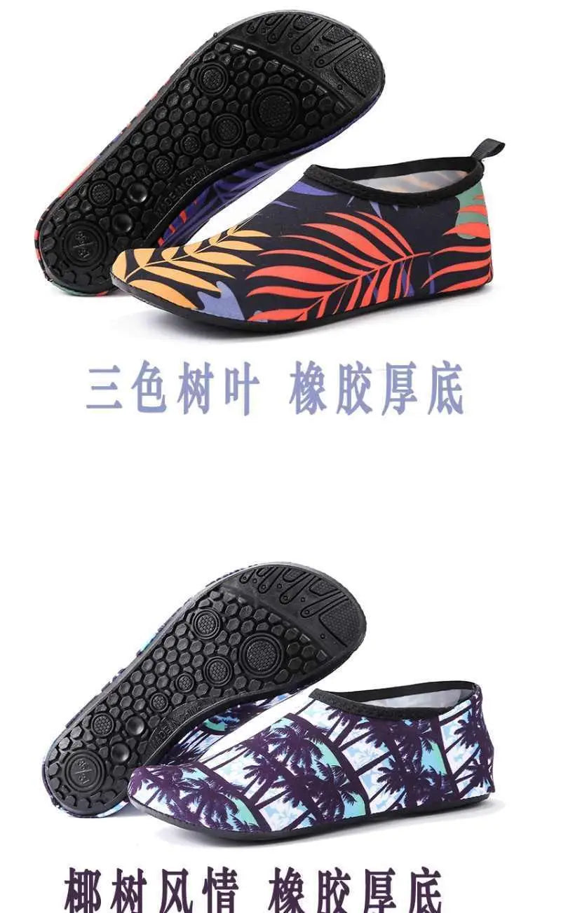 Shoes for Women Men Unisex Water Non-slip Sneaker Swimming Socks Summer Beach Sandals Flat Shoes Soft Breathable Shoes