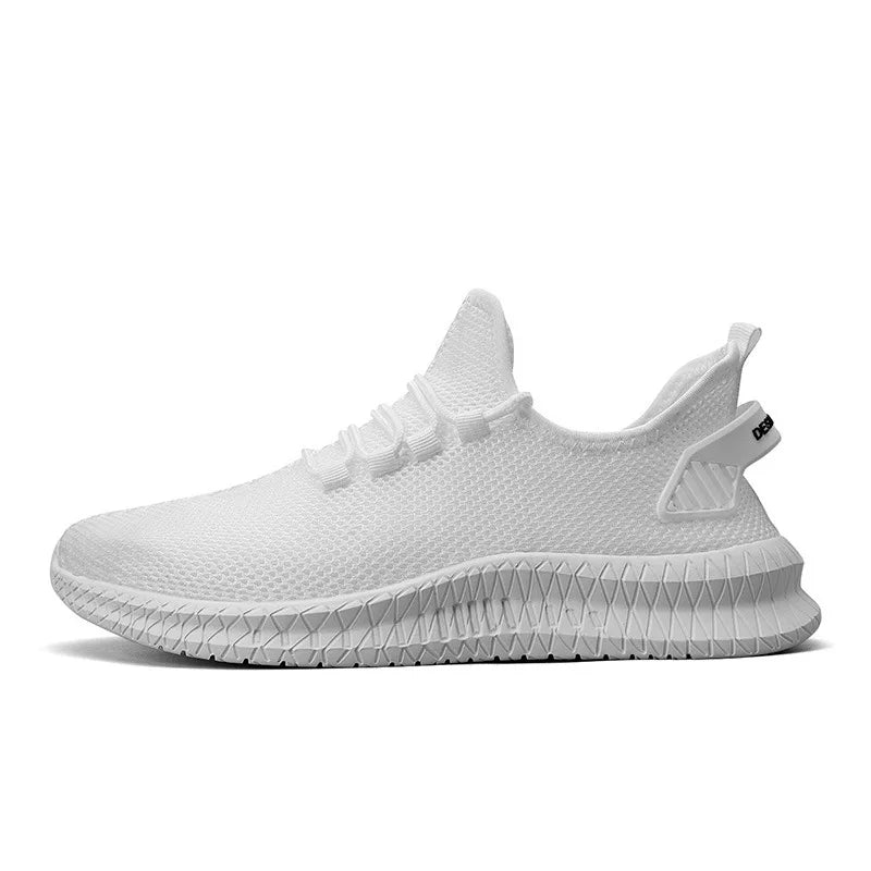Outdoor Jogging Training Hiking Sports Shoes Men's Non Slip Casual Breathable Running Women's Ven Knit Lace Up Shoes